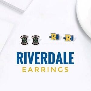 NEW Riverdale South Side Serpents Archie Stud Earrings